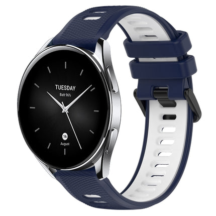 22mm Sports Two-Color Silicone Watch Band, For Xiaomi Watch S2 42mm, For Xiaomi Watch S2 46mm