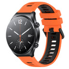 For Xiaomi MI Watch S1 / Orange+Black