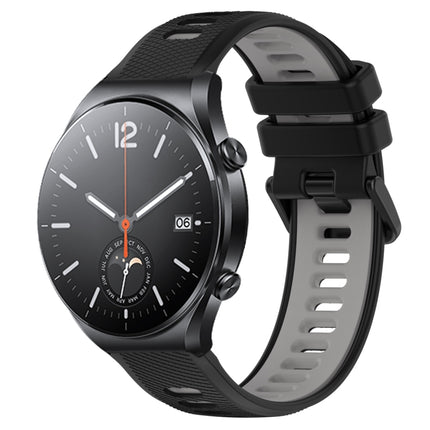 22mm Sports Two-Color Silicone Watch Band, For Xiaomi MI Watch S1, For Xiaomi MI Watch S1 Pro