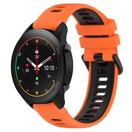 22mm Sports Two-Color Silicone Watch Band, For Xiaomi MI Watch S1, For Xiaomi MI Watch S1 Pro