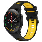 For Xiaomi MI Watch S1 Pro / Black+Yellow