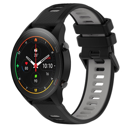 22mm Sports Two-Color Silicone Watch Band, For Xiaomi MI Watch S1, For Xiaomi MI Watch S1 Pro