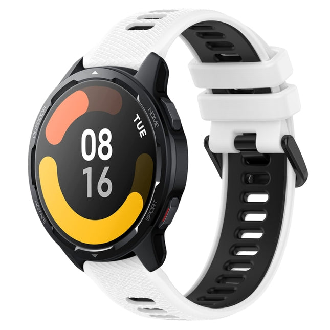 22mm Sports Two-Color Silicone Watch Band, For Xiaomi Watch S1 Active, For Xiaomi MI Watch Color 2