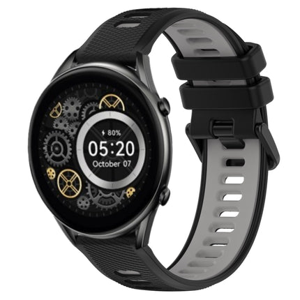 22mm Sports Two-Color Silicone Watch Band, For Xiaomi Haylou RT2 LS10, For  Xiaomi Haylou RS4 LS12