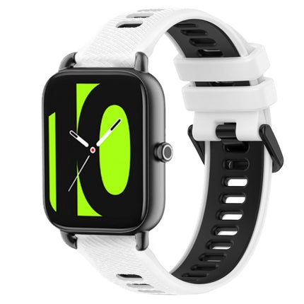22mm Sports Two-Color Silicone Watch Band, For Xiaomi Haylou RT2 LS10, For  Xiaomi Haylou RS4 LS12