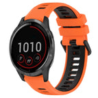 For Garmin Vivoactive 4 / Orange+Black