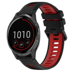 For Garmin Vivoactive 4 / Black+Red