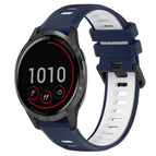 For Garmin Vivoactive 4 / Midnight Blue+White