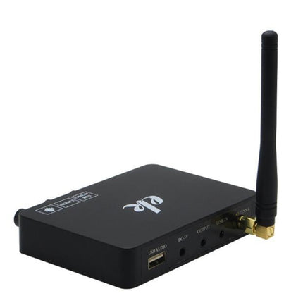 Home TV Network Karaoke Singing Equipment Set Sound Card Wireless Microphone Computer Karaoke KTV Set-top Box, black