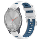 For Garmin Vivomove 3S / White+Blue