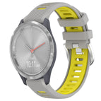 For Garmin Vivomove 3S / Grey+Yellow