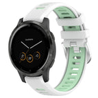 For Garmin Vivoactive 4S / White+Teal