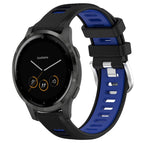For Garmin Vivoactive 4S / Black+Blue