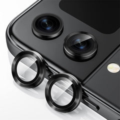 For Samsung Galaxy Z Flip4 / W23 Flip ENKAY Hat-Prince 9H Rear Camera Lens Aluminium Alloy Tempered Glass Film, For Samsung Galaxy Z Flip4 / W23 Flip