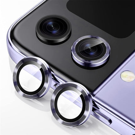 For Samsung Galaxy Z Flip4 / W23 Flip ENKAY Hat-Prince 9H Rear Camera Lens Aluminium Alloy Tempered Glass Film, For Samsung Galaxy Z Flip4 / W23 Flip