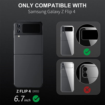 For Samsung Galaxy Z Flip4 / W23 Flip ENKAY Hat-Prince 9H Rear Camera Lens Aluminium Alloy Tempered Glass Film, For Samsung Galaxy Z Flip4 / W23 Flip