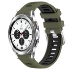 For Samsung  Galaxy Watch4 Classic 42mm / Army Green+Black