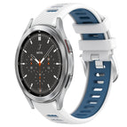 For Samsung  Galaxy Watch4 Classic 46mm / White+Blue