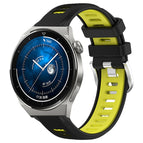 For Huawei Watch GT3 Pro 46mm / Black+Lime Green