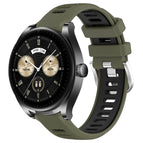 For Huawei Watch Buds / Army Green+Black