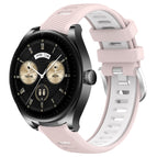 For Huawei Watch Buds / Pink+White