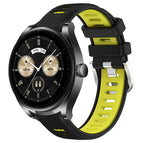 For Huawei Watch Buds / Black+Lime Green