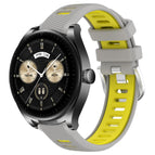 For Huawei Watch Buds / Grey+Yellow