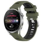 For Huawei Watch 3 Pro / Army Green+Black