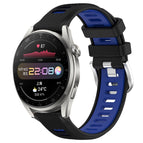 For Huawei Watch 3 Pro / Black+Blue