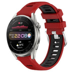 For Huawei Watch 3 Pro / Red+Black