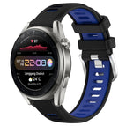 For Huawei Watch 3 Pro New / Black+Blue
