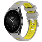 For Xiaomi Watch S2 46mm / Grey+Yellow