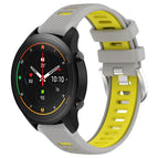 For Xiaomi MI Watch S1 Pro / Grey+Yellow