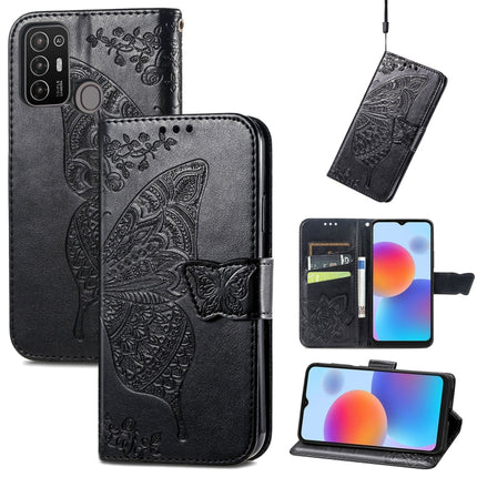 Butterfly Love Flower Embossed Leather Phone Case, For Tecno Pova Neo 5G, For ZTE Blade A52, For Samsung Galaxy A14 4G