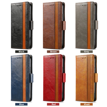 CaseNeo Splicing Dual Magnetic Buckle Leather Phone Case, For Honor Magic5, For Infinix Note 12 G96, For OnePlus Ace 2, For Realme C55