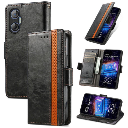 CaseNeo Splicing Dual Magnetic Buckle Leather Phone Case, For Tecno Pova Neo 5G, For vivo S15e, For Xiaomi 13 Lite, For ZTE Blade A52