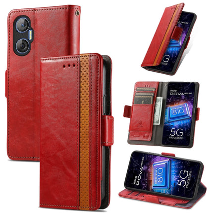 CaseNeo Splicing Dual Magnetic Buckle Leather Phone Case, For Tecno Pova Neo 5G, For vivo S15e, For Xiaomi 13 Lite, For ZTE Blade A52