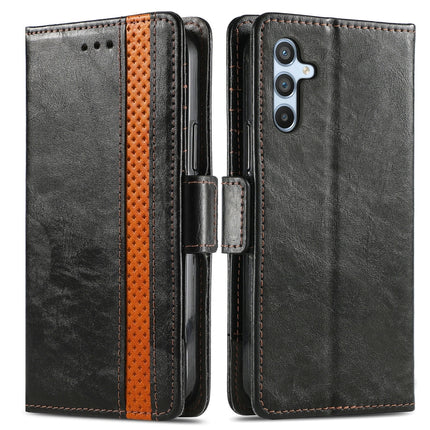 CaseNeo Splicing Dual Magnetic Buckle Leather Phone Case, For Samsung Galaxy A14 4G, For Samsung Galaxy A34 5G, For Sony Xperia 10 II