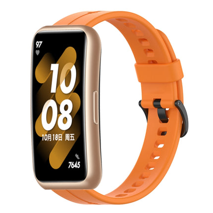 Solid Color Silicone Watch Band, For Huawei Band 7, For Huawei Band 6