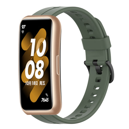 Solid Color Silicone Watch Band, For Huawei Band 7, For Huawei Band 6