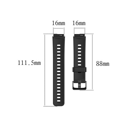 Solid Color Silicone Watch Band, For Huawei Band 7, For Huawei Band 6