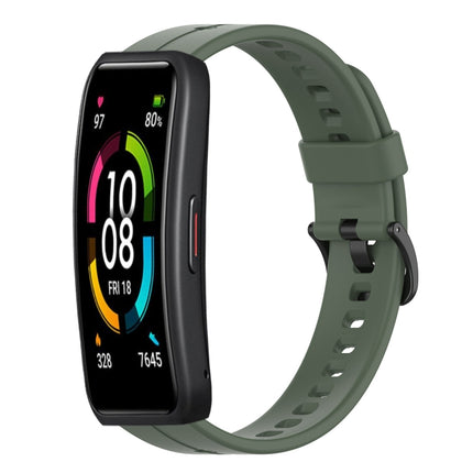 Solid Color Silicone Watch Band, For Huawei Band 7, For Huawei Band 6