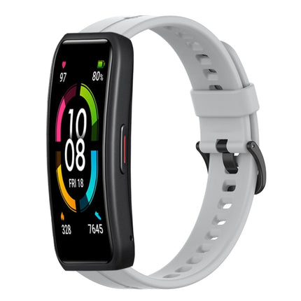 Solid Color Silicone Watch Band, For Huawei Band 7, For Huawei Band 6