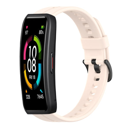 Solid Color Silicone Watch Band, For Huawei Band 7, For Huawei Band 6