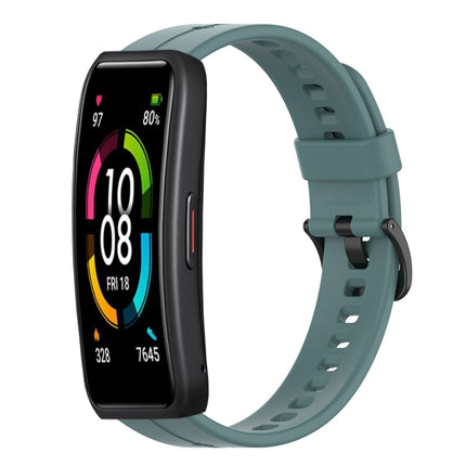 Solid Color Silicone Watch Band, For Huawei Band 7, For Huawei Band 6