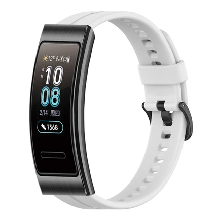 Solid Color Silicone Watch Band, For Huawei Band 3
