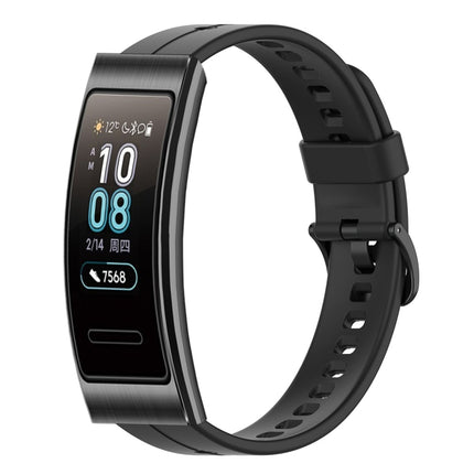 Solid Color Silicone Watch Band, For Huawei Band 3