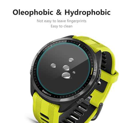 For Garmin Forerunner 965 ENKAY 0.2mm 9H Tempered Glass Screen Protector Watch Film, 1pcs, 2pcs, 5pcs, 10pcs