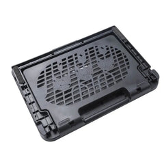 N99F1 Slim Silent Fan Laptop Desktop Cooling Pad with Adjustable Stand, N99F1