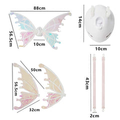 Rockwoo R01 DIY Electric Butterfly Elf Wings Toy, With Light, No Light